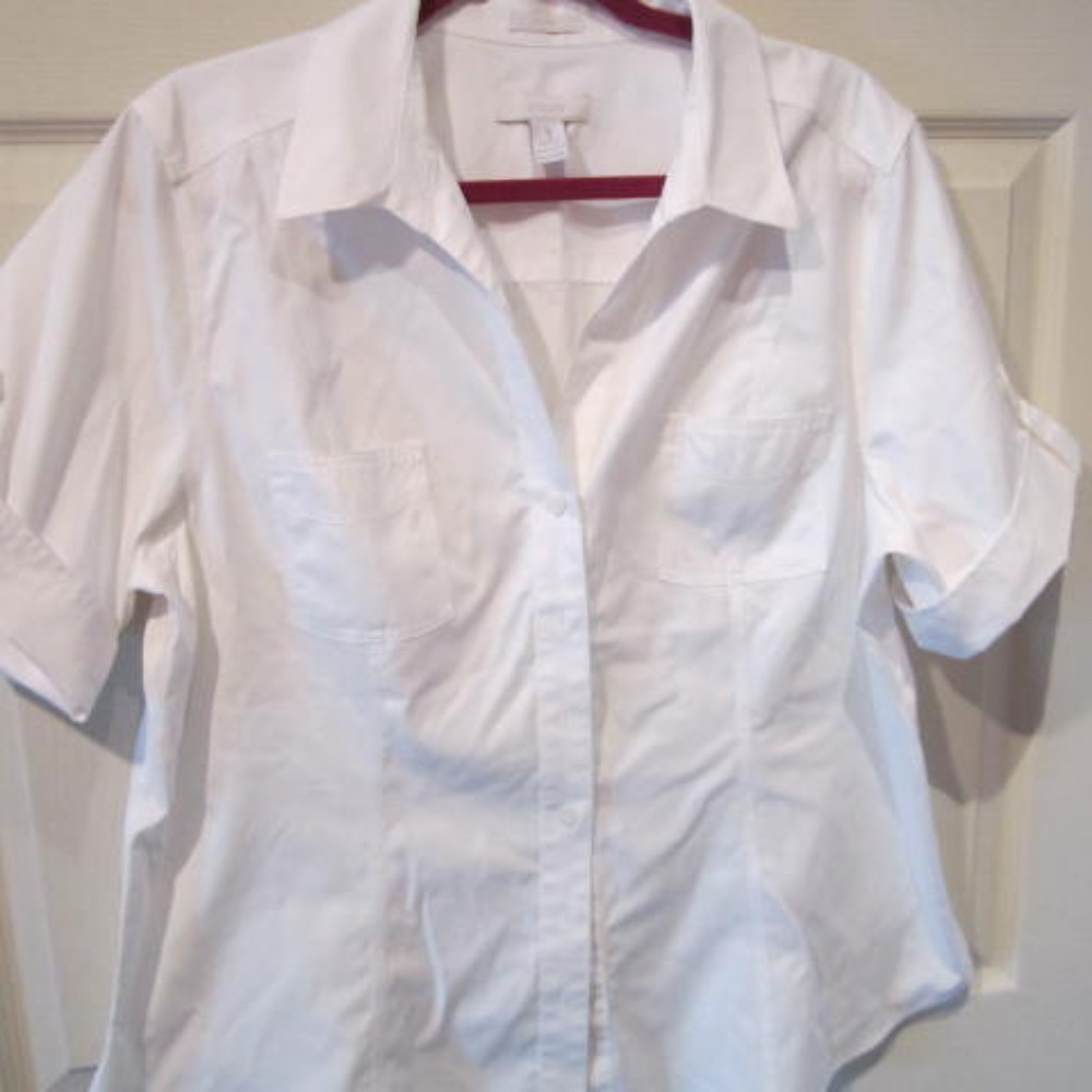 Chico's Blouse white size 3 (XL)